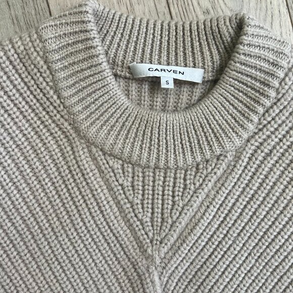 Ivory Carven Fisherman-Style Sweater - Picture 3 of 4
